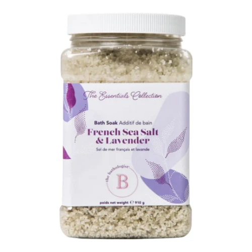 The Bathologist Essentials 100% French Grey Sea Salt With Lavender 1 The Bathologist Essentials 100% French Grey Sea Salt With Lavender